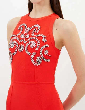 Rochie medie Karen Millen, rosu