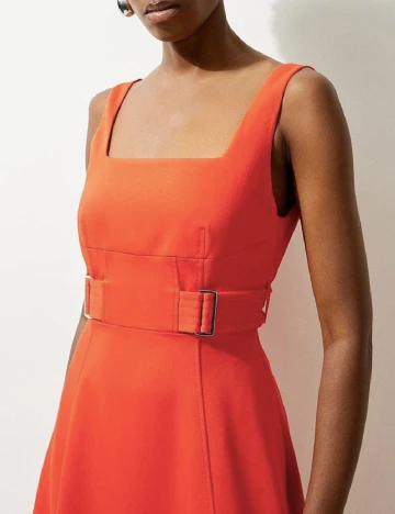 Rochie medie Karen Millen, portocaliu