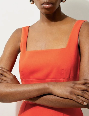 Rochie medie Karen Millen, portocaliu
