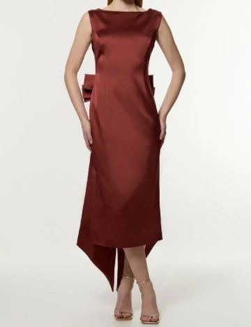 Rochie medie Karen Millen, caramiziu