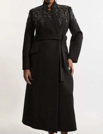 
						Palton Karen Millen Plus Size, negru
