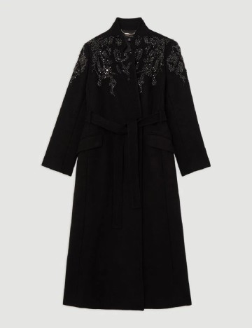 Palton Karen Millen Plus Size, negru