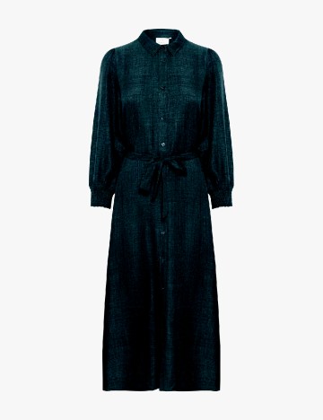 Rochie medie Kaffe, verde inchis