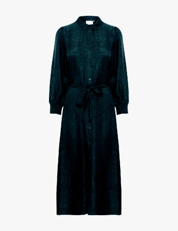 Rochie medie Kaffe, verde inchis