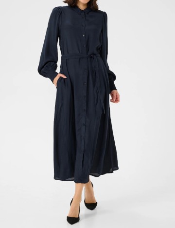 Rochie medie Kaffe, bleumarin