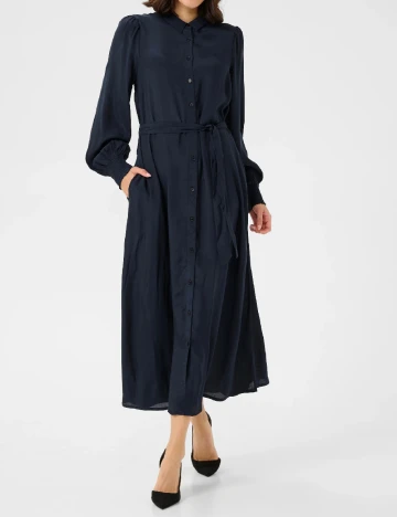 Rochie medie Kaffe, bleumarin