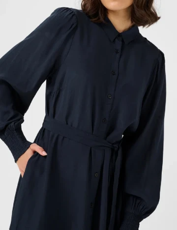 Rochie medie Kaffe, bleumarin