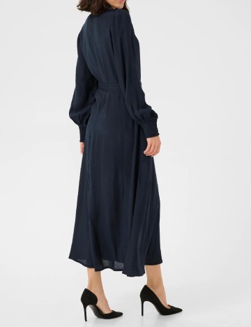 Rochie medie Kaffe, bleumarin