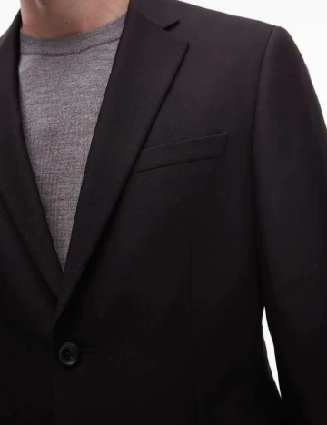 Sacou Topman, negru Negru