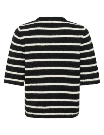 Bluza Gestuz, alb/negru