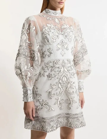 Rochie scurta Karen Millen, alb