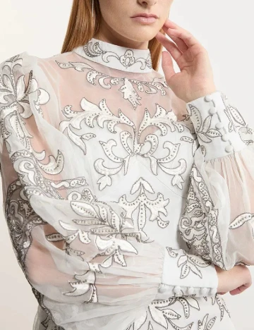 Rochie scurta Karen Millen, alb