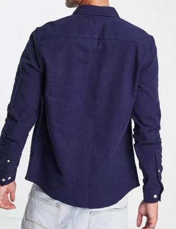 Camasa ASOS, bleumarin Albastru