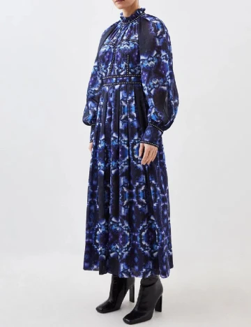 Rochie lunga Karen Millen, albastru