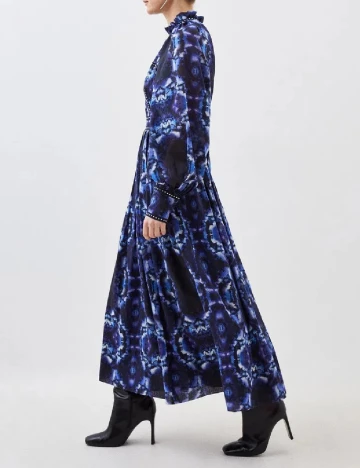 Rochie lunga Karen Millen, albastru