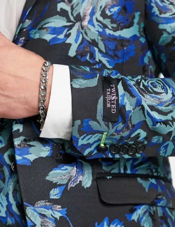 Sacou TWISTED TAILOR, floral print Floral print