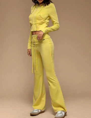 Pantaloni Forever 21, galben Galben