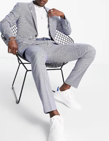 Sacou Topman, albastru/alb Albastru