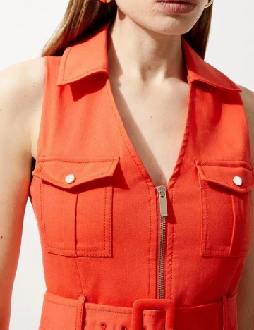 Rochie medie Karen Millen, portocaliu