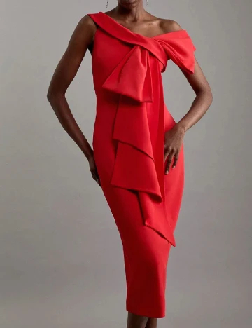 Rochie medie Karen Millen, rosu