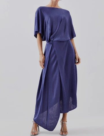 Rochie lunga Karen Millen, bleumarin