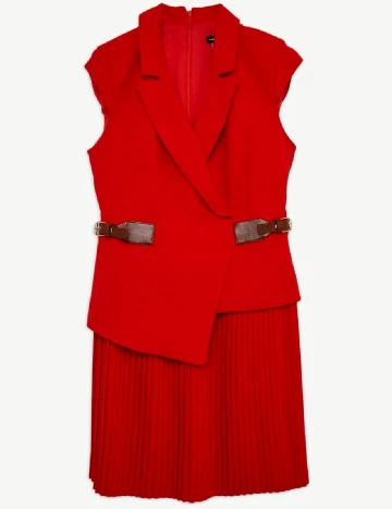 Rochie scurta Karen Millen, rosu