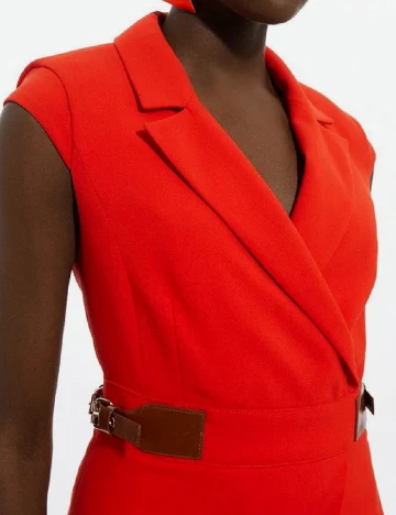 Rochie scurta Karen Millen, rosu