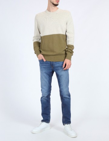 Bluza Ben Sherman, bej/verde