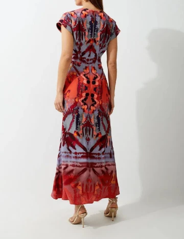 Rochie lunga Karen Millen, mix culori