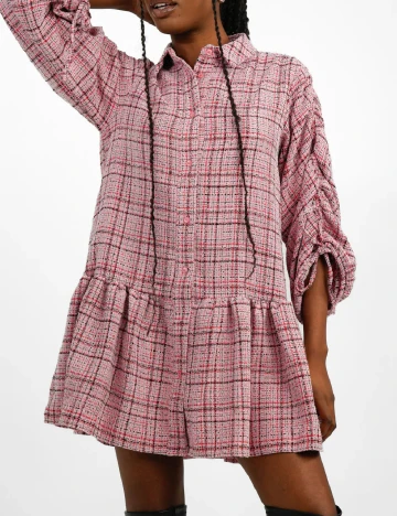 Rochie scurta ASOS, roz Roz