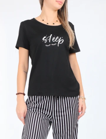 Pijama SHEIN, negru Negru