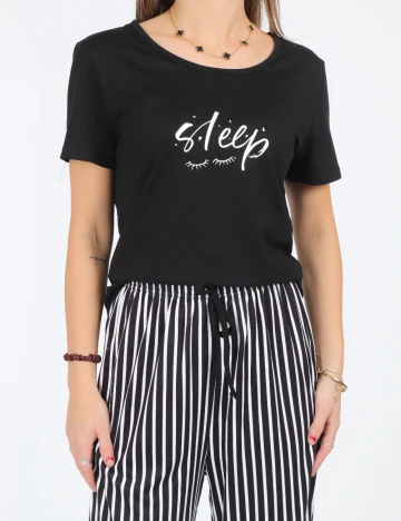 Pijama SHEIN, negru Negru
