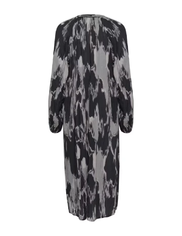 Rochie medie Kaffe, negru/gri