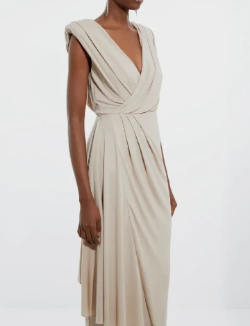 Rochie medie Karen Millen, bej