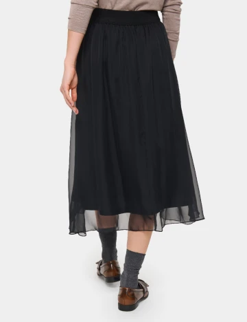 Fusta Saint Tropez, negru