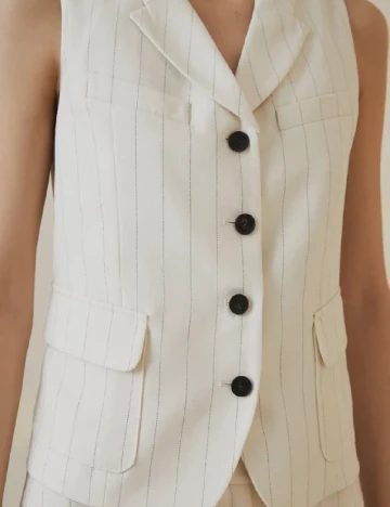 Vesta Karen Millen, ecru Alb