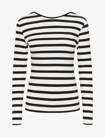 Bluza Kaffe, alb/negru Negru
