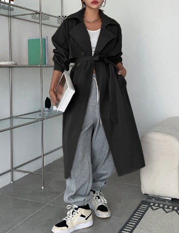 
						Trench Dazy, negru