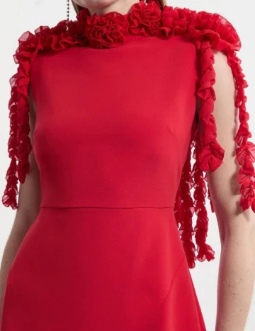 Rochie scurta Karen Millen, rosu