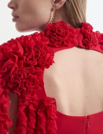 Rochie scurta Karen Millen, rosu