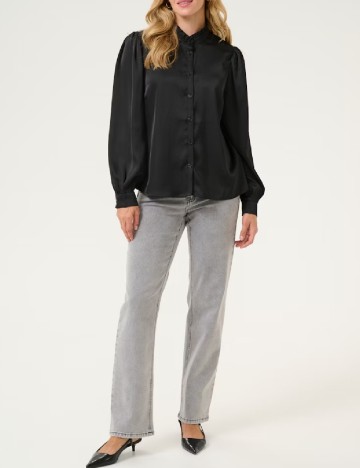
						Camasa Cream, negru