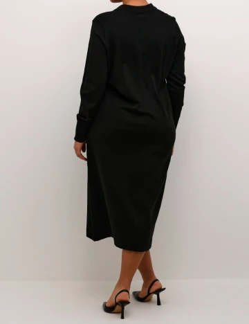 Rochie medie Kaffe Curve, negru