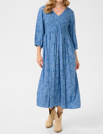 
						Rochie medie Cream, albastru