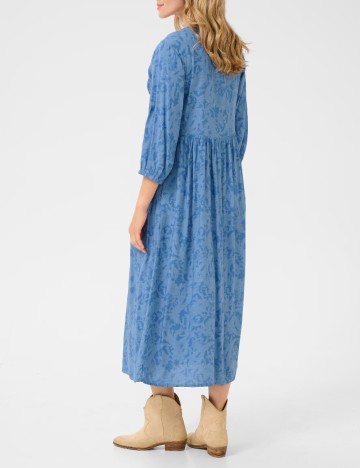 Rochie medie Cream, albastru