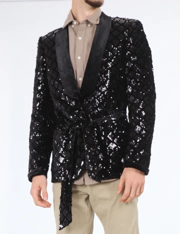 Sacou ASOS, negru Negru