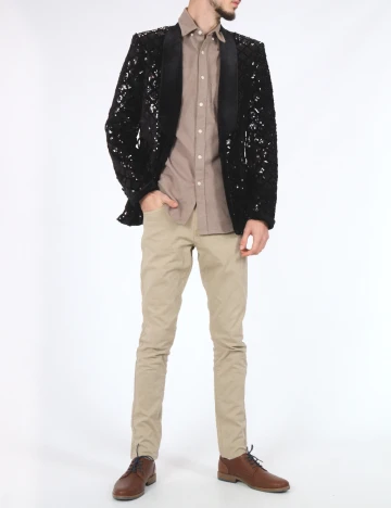 Sacou ASOS, negru Negru