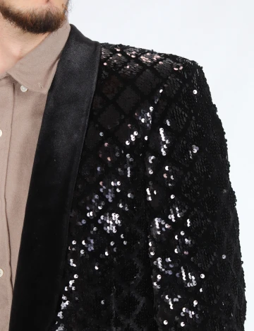 Sacou ASOS, negru Negru