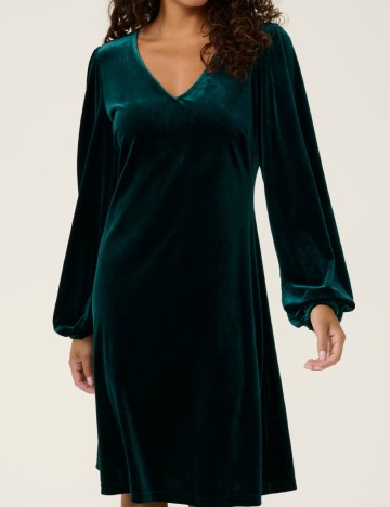Rochie scurta Cream, verde