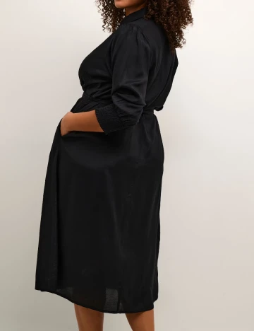 Rochie medie Kaffe Curve, negru