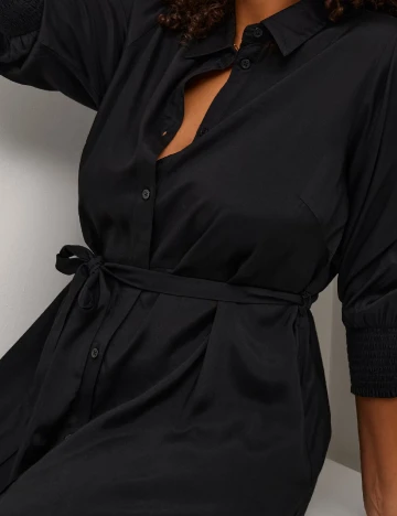 Rochie medie Kaffe Curve, negru
